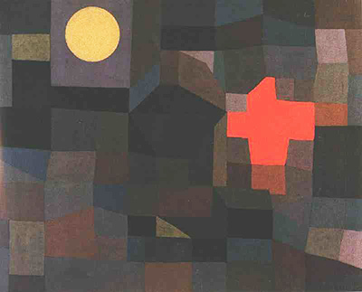 Fire Full Moon Paul Klee